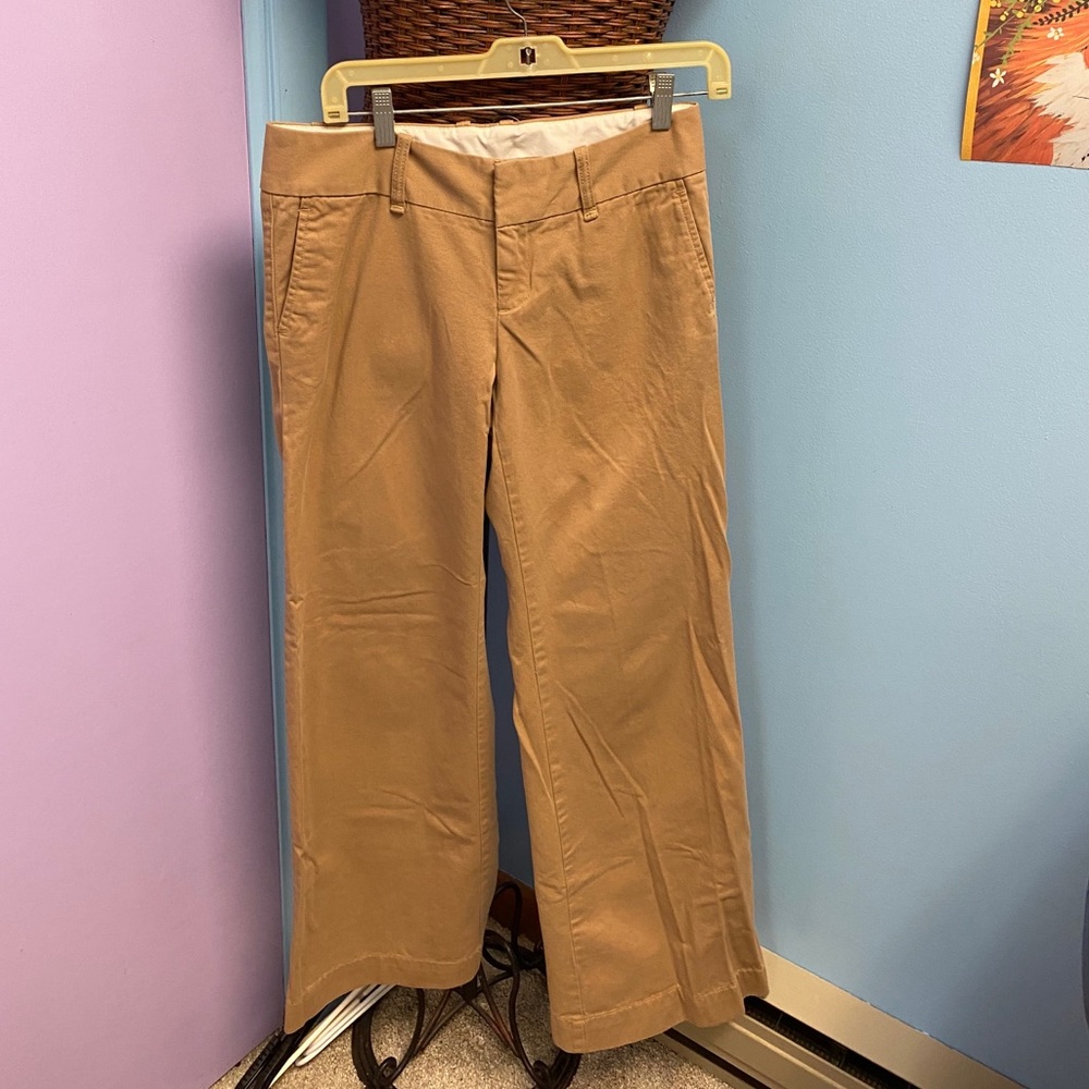 Gap 2000s Low Waist Boot Cut Khaki Pants Y2K